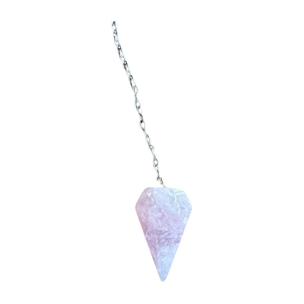 Pendule Divinatoire Quartz Rose