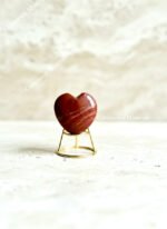 Cœur en Calcite Rouge A
