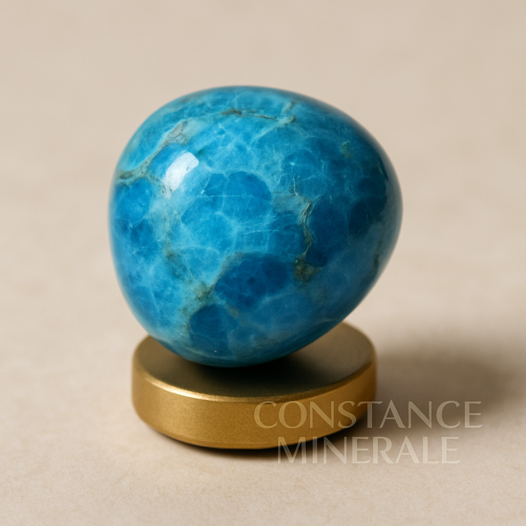 Pierre roulée Apatite bleue