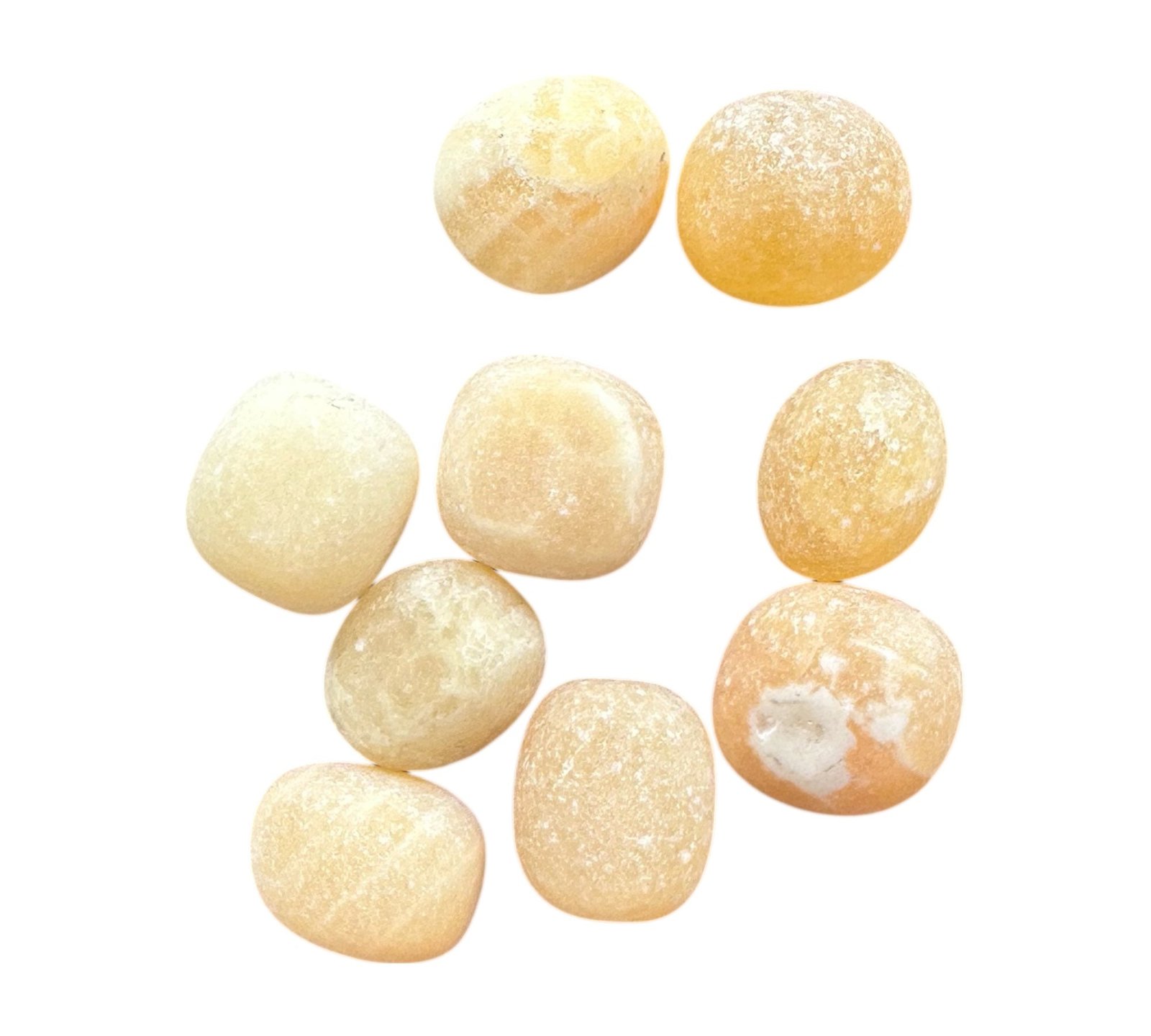 PierrerouleeCalciteorange.jpg Pierre roulée Calcite Miel