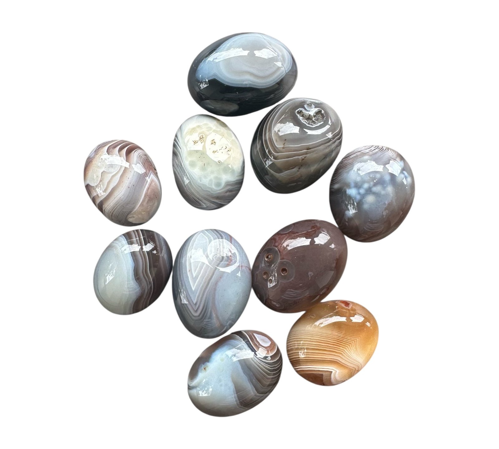 PierrerouleenaturelleAgatheBotswana.jpg Pierre roulée Agate Botswana