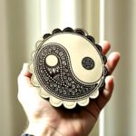 Porte-clés Ying Yang Mandala