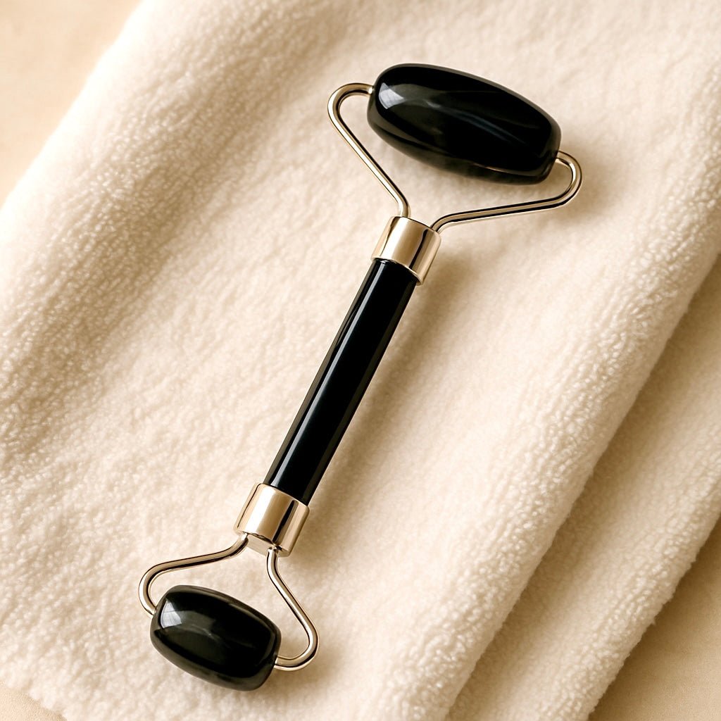 Rouleau Massage Visage Obsidienne